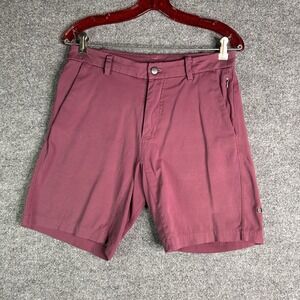 Lululemon Mens Chino Commision Shorts Golf Size‎ 30 Maroon